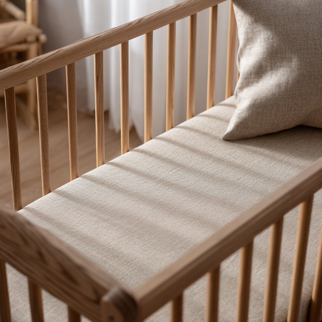 Baby Hemp Fitted Crib Sheet