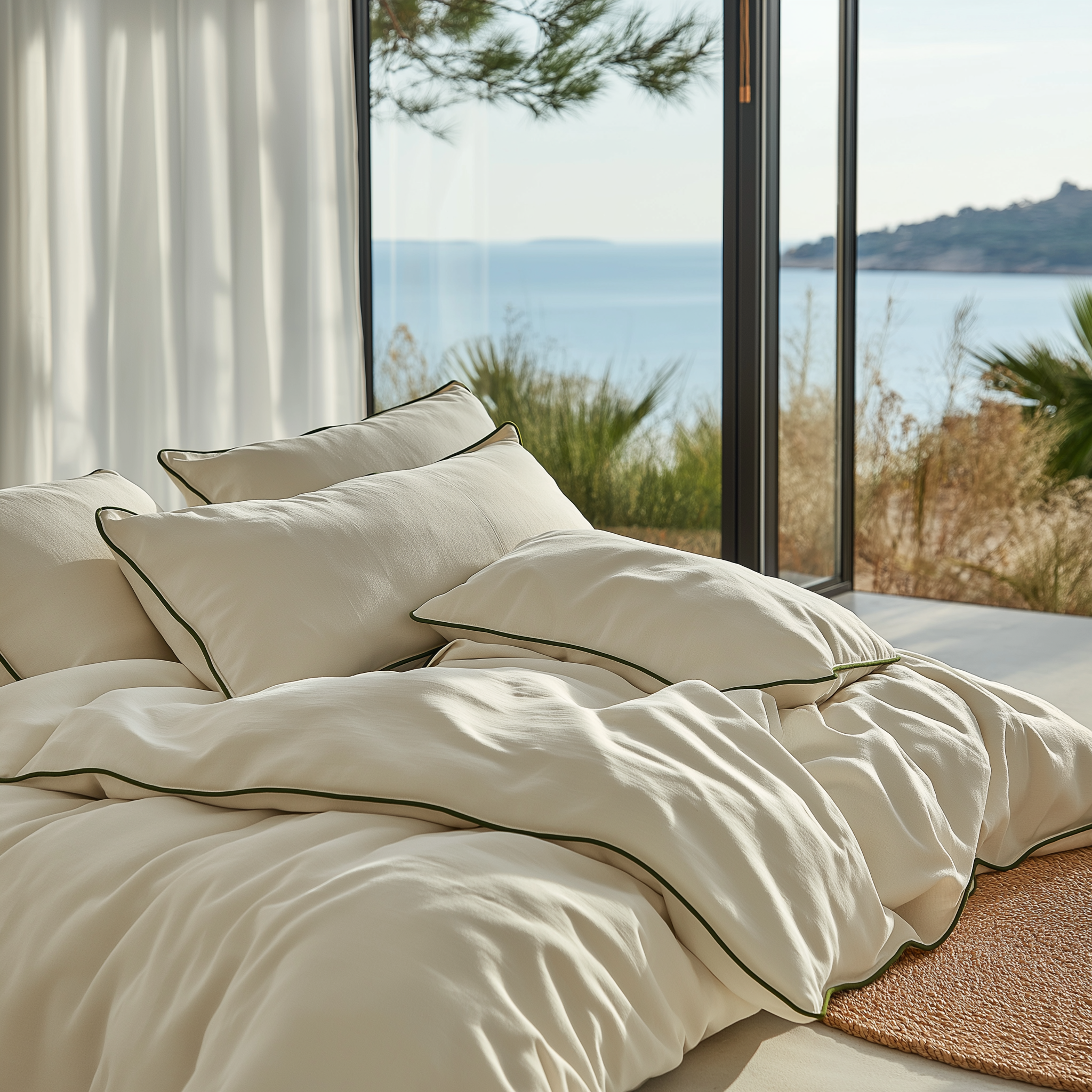 Olive Bamboo Bedding Set