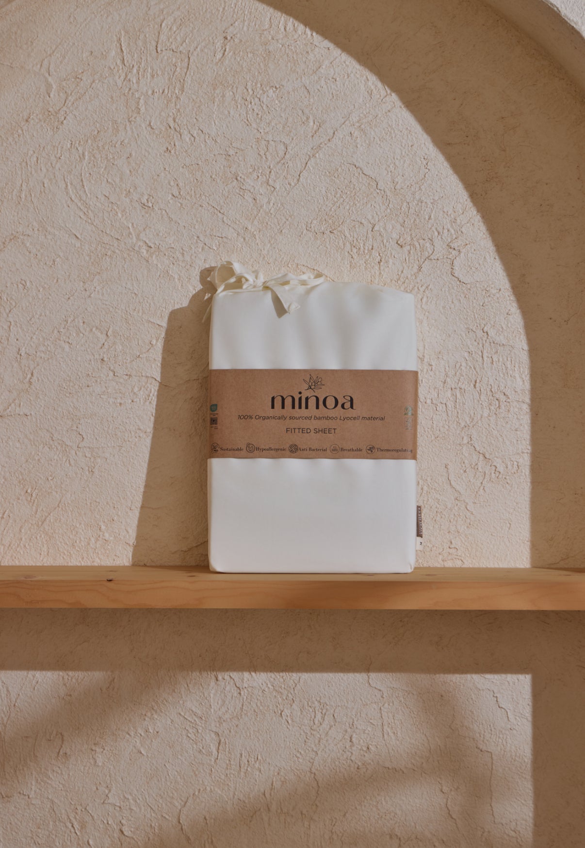 Bamboo Ivory Fitted Bed Sheet