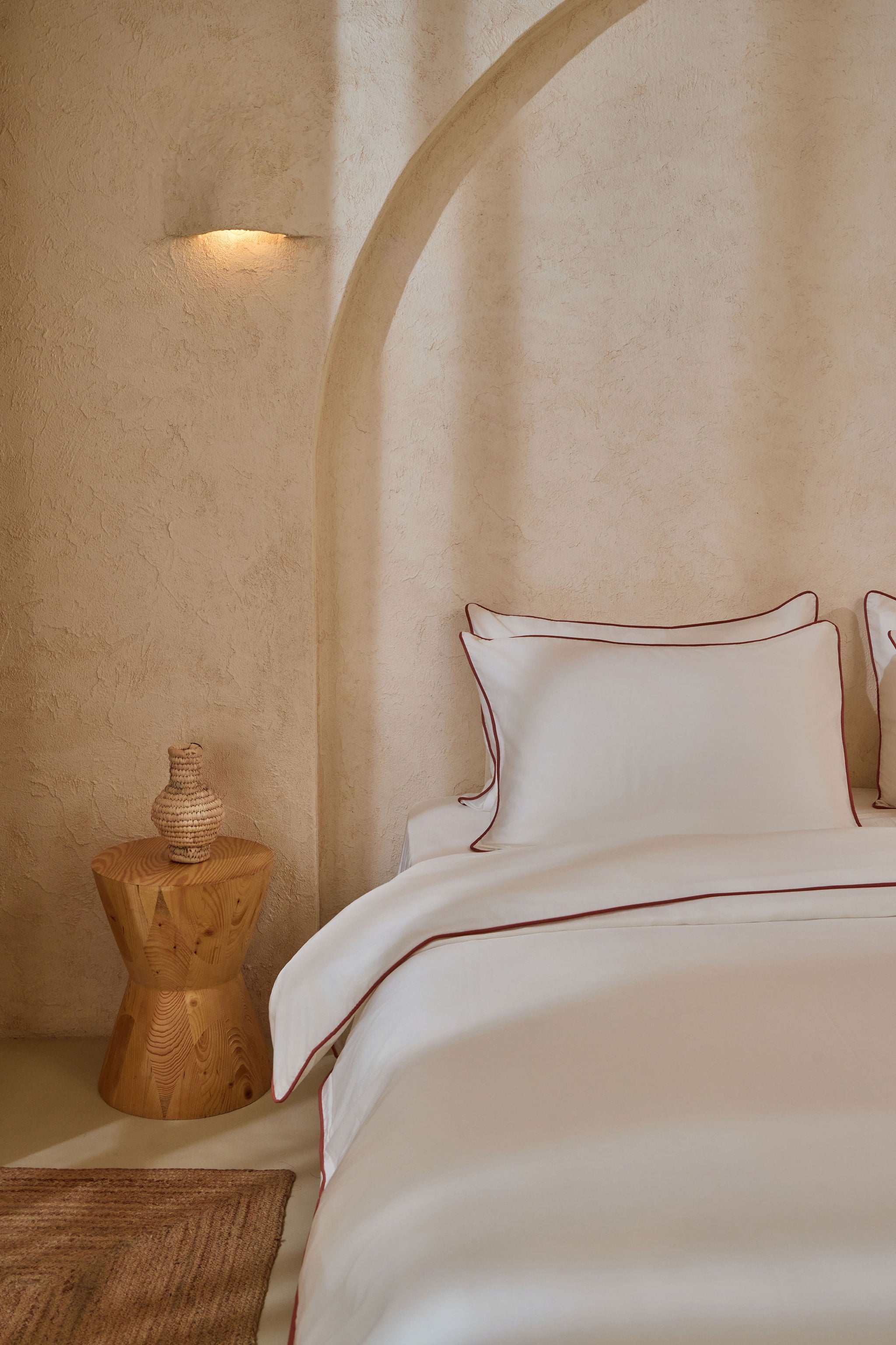 Bamboo Flat Ivory Bed Sheet