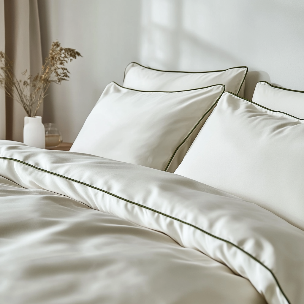 Olive Bamboo Bed Sheet